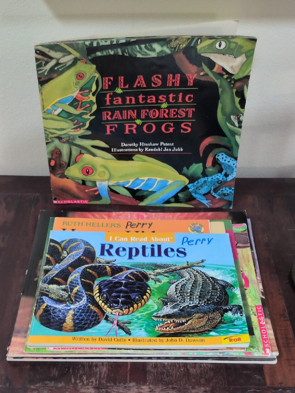 Scholastic Vintage Non Fiction Children's Books Set of 9 Paperback Animal Themed